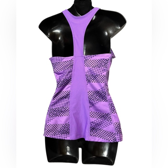 Nike, Dri-FIT Purple Patterned Workout Tank Top, Small 🏃♀️➡️ - Picture 7 of 12